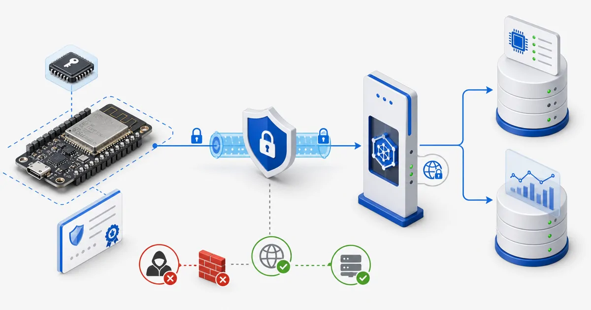 Mikrodenetleyiciler, sensörler, kablosuz bağlantılar ve PCB katmanlarından oluşan IoT sistemi