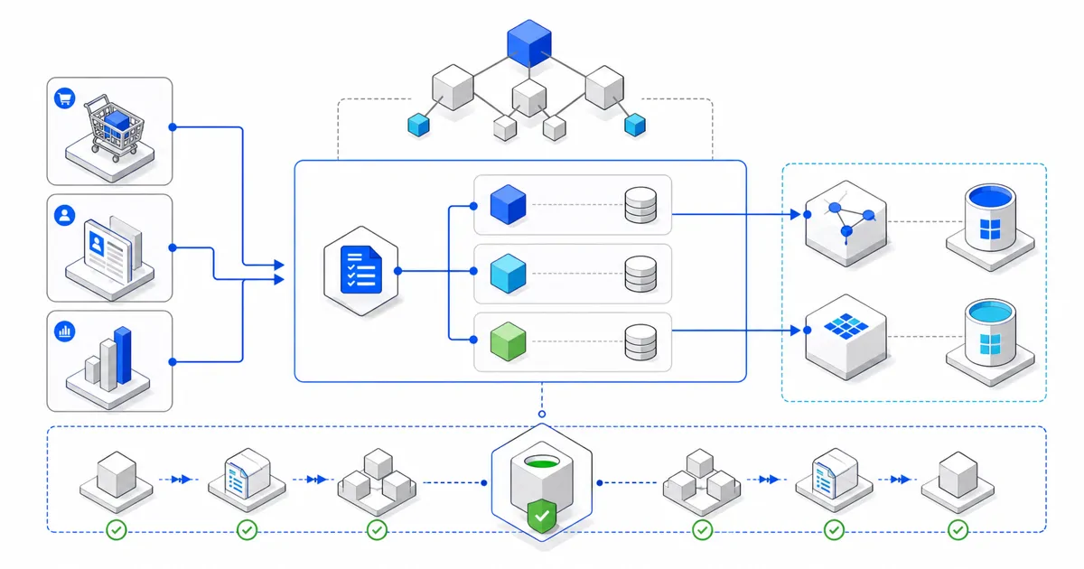 .NET, API, veritabanı ve kullanıcı arayüzü bileşenlerinden oluşan yazılım mimarisi