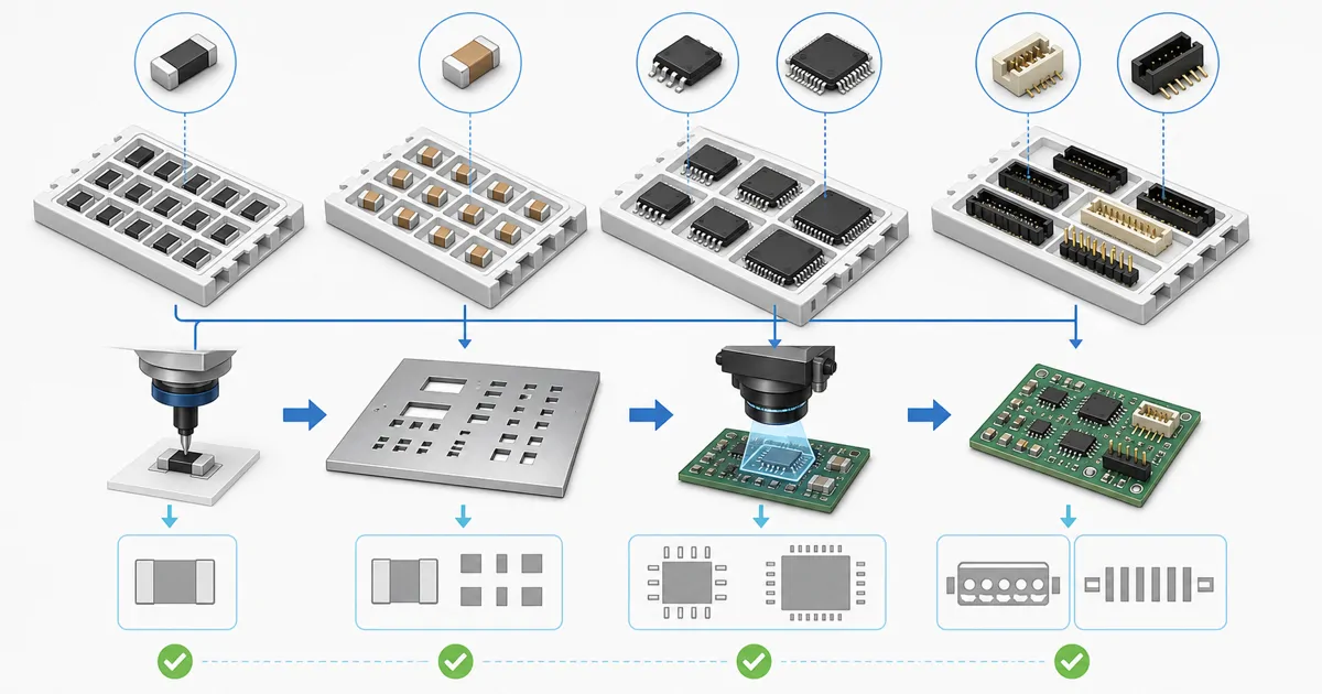 SMD bileşenler, çok katmanlı PCB, Gerber ve üretim denetim araçları
